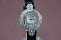 ショパール Chopard Watches Happy Diamonds Ladies SS Case White Dial Swiss Quartz Original Mov