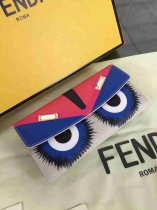 フェンディコピー 財布 2024春夏新作 FENDI 男女兼用 高品質 モンスター 二つ折り長財布 fdwallet160703-8