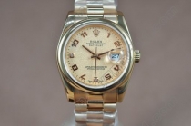 ロレックスRolex Datejust Men YG Swiss Eta 2836-2自動巻き