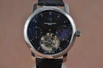 ヴァシュロンコンスタンタンVacheron Constantin Patrimony Regulator Tourbillon SS/LE Black Flying Tourbillonトゥールビヨン