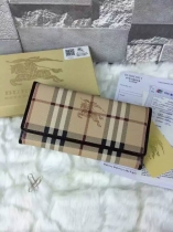 バーバリーコピー 財布 BURBERRY 2024春夏新作 チェック柄 二つ折り長財布 burwallet160318-3