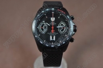 タグホイヤーTag Heuer MadTag Heuer Watches Grand Carrera Calibre 36 DLC/TI Black A-7750自動巻き