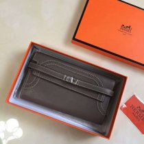 エルメス財布 コピー HERMES 2024新作 高品質 kelly ケリー 二つ折り長財布 he190221p52-5