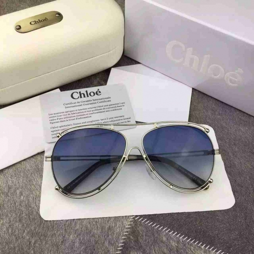 クロエコピー サングラス CHLOE 2024春夏新作 オシャレ 日除け UVカット サングラス chloegs160502-5