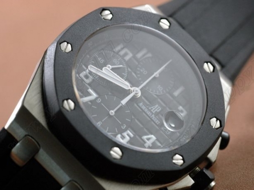 オーデマ・ピゲAudemars Piguet Royal Oak Offshore Chrono SS Black Asia 7750自動巻き