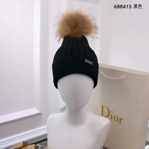 偽物ディオール ハット 2024新作Christian Dior ヴィンテージ ニットキャップ dim1711910-3