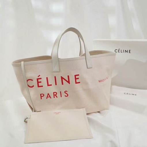 セリーヌコピー バッグ CELINE 2024新作 メイド・イン トート スモール テキスタイル 186082