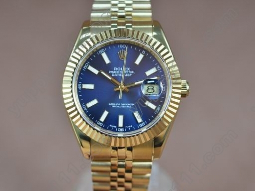 ロレックスDatejust Men YG Swiss Eta 2836-2自動巻き