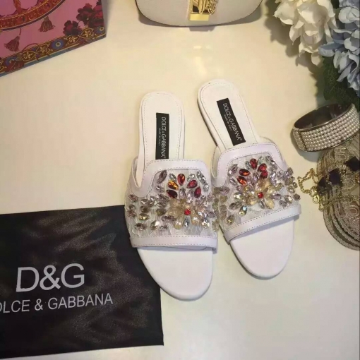 ドルチェ&ガッバーナコピー 靴 D&G 2024春夏新作 ラインストーン レディース ミュール dgshose160526-3