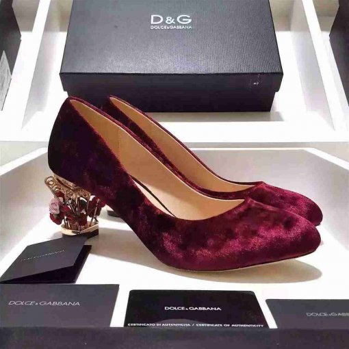 ドルチェ&ガッバーナコピー 靴 2024秋冬新作 D&G 高品質 レディース 刺繍 パンプス dgshose161109-11