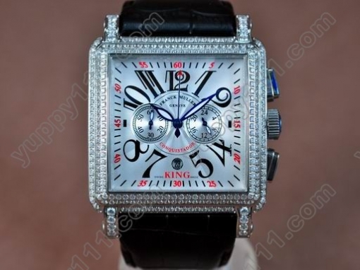 フランクミュラーFranck Muller King Dim Conquistador os20 Chronographクオーツ　ストップウオッチ腕時計