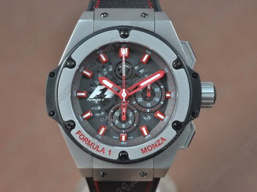 ウブロHublot Big Bang King Power F1 SS/LE Black dial A-7750自動巻き