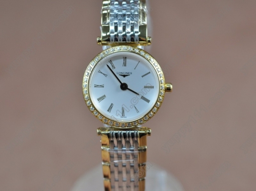 ロンジンLongines Ladies La Grande Classique TT/Diam White Swiss Quartzクオーツ