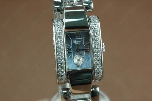 Chopard WatchesLas Las Strada Ladies SS/2Diam Light Blue 腕時計Swiss Qtz c/w Boxset