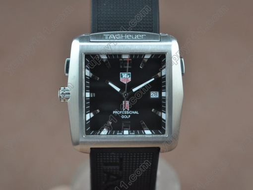 タグホイヤーTag Heuer Tiger Woods Golf SS/RU Black Swiss Ronda Quartzクオーツ