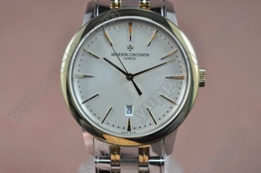 ヴacheron Constantin Watches Patrimony TT/White Swiss Eta 2824-2 Auto