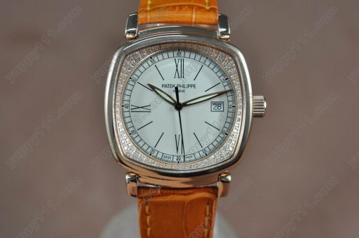 パテックフィリップPatek Philippe Ladies RG/LE White Swiss Quartz Movtクオーツ