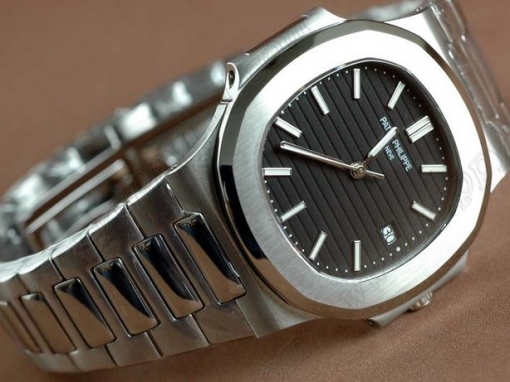 パテックフィリップ Patek Philippe Nautilis Jumbo SS Black/Sticks自動巻き