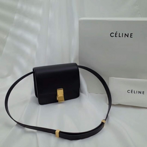 セリーヌ偽物バッグ CELINE 2024新作 カーフスキンボックスのスモールクラシックバッグ 164183