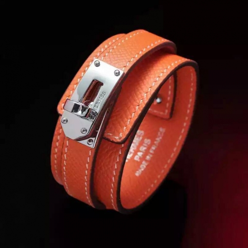 エルメスコピー ブレスレット 2024秋冬新品 HERMES original leather 腕輪 BRACELET herbracelet1601028120-2