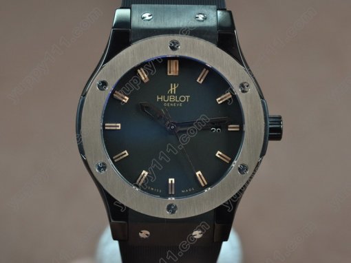 ウブロHublot Big Bang 45mm PVD/RG/RU Black dial Asia Eta 2824-2 Auto自動巻き