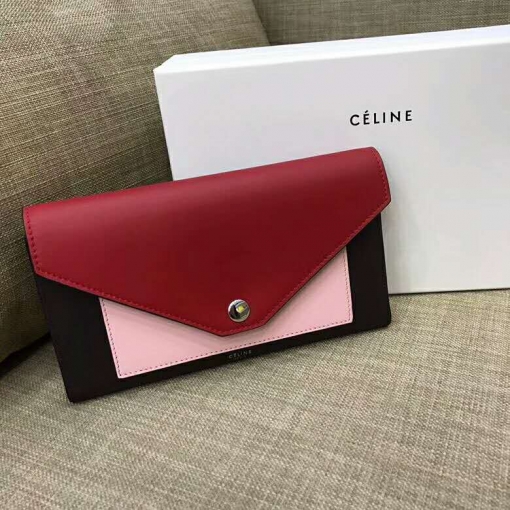 セリーヌ偽物 財布 CELINE 2024新作 三つ折長財布 105853