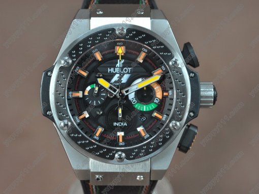 ウブロHublot Big Bang King Power F1 SS/LE Black dial A-7750 Chrono Auto自動巻き