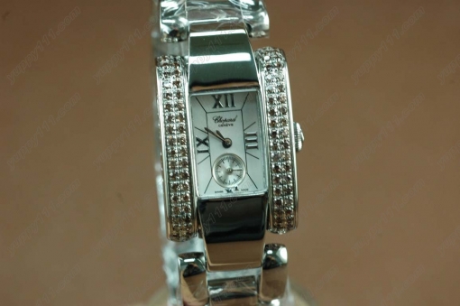 ショパール Chopard Watches Las Strada Ladies SS/2Diam White 腕時計Swiss Qtz c/w Boxset