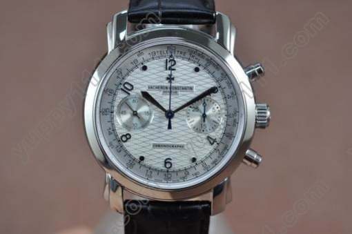 ヴァシュロンコンスタンタンVacheron Constantin Matle Chrono SS/LE White Asian 7750手巻き