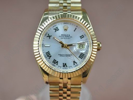 ロレックスDatejust Men YG Swiss Eta 2836-2 自動巻き