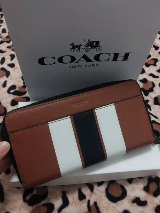 コーチコピー 財布 2024新作 COACH メンズ ラウンドファスナー長財布 75395