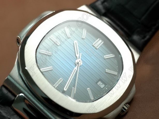 パテックフィリップPatek Philippe Nautilis Jumbo SS/LE Burnt Blue/Sticks自動巻き