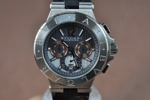 ブルガリBvlgari Diagono Aluminium Japan OS20クオーツストップウォッチ