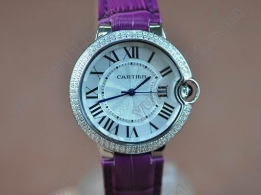 カルティエ Cartier Ballon Bleu de Cartier Ladies SS White Quartzクオーツ