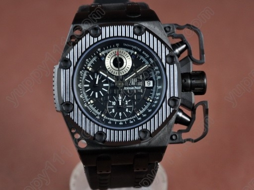 オーデマ・ピゲAudemars Piguet Royal Oak Survivor PVD/RU Black A-7750自動巻き