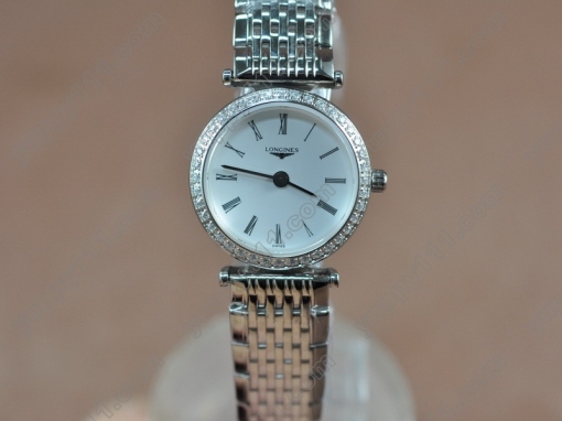 ロンジンLongines Ladies La Grande Classique SS/SS/Diam White Swiss Quartzクオーツ