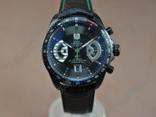 タグホイヤーTag Heuer Grand Carrera PVD/LE Black A 7750自動巻き