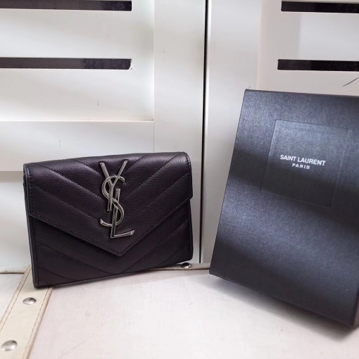 偽物サンローラン 財布 新作 高品質 モノグラム YSL コインケース エンベロープウォレット 414404