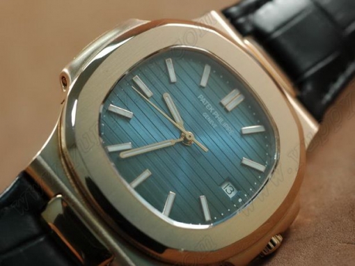 パテックフィリップPatek Philippe Nautilis Jumbo RG/LE Blue/Sticks Swiss Eta 2824-2自動巻き