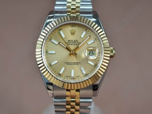 ロレックスRolex Datejust Men TT Swiss Eta 2836-2自動巻き