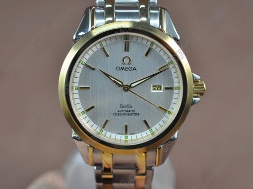 オメガOmega Deville TT White Dial Swiss Eta 2834-2自動巻き