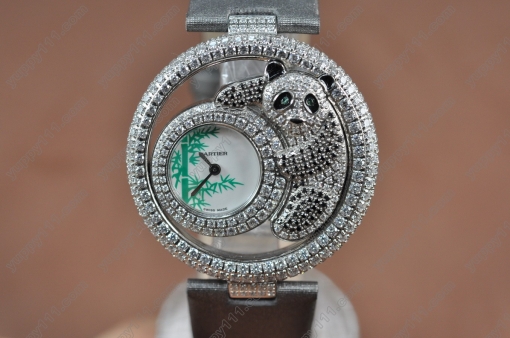 カルティエCartier Le Cirque Animalier Panda SS/Le/Dia Swiss Quartzクオーツ