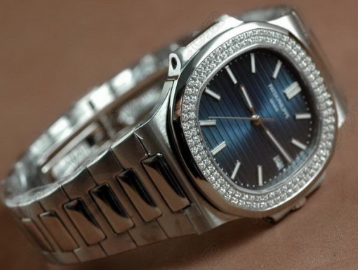 パテックフィリップPatek Philippe Nautilis Jumbo SS Burnt Blue/Sticks自動巻き