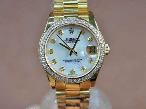 ロレックス Rolex YG Gold Dim Swiss Eta 2836-2 自動巻