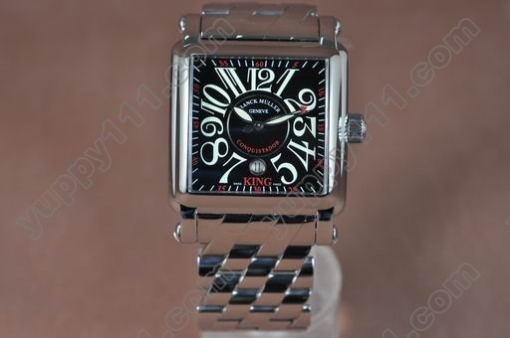 フランクミューラーranck Muller King Cortez 10000 Auto SS/SS Blk Swiss Eta 2824-2自動巻き