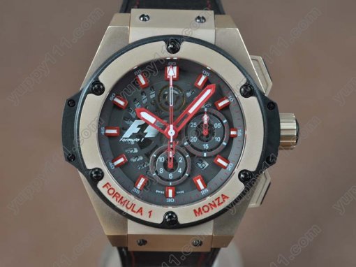 ウブロHublot Big Bang King Power F1 RG/LE Black dial A-7750自動巻き