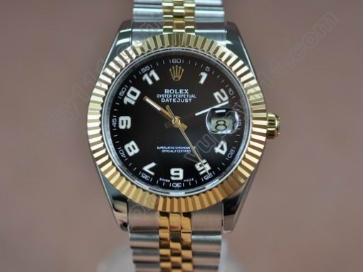 ロレックスRolex Datejust Men TT Swiss Eta 2836-2自動巻き