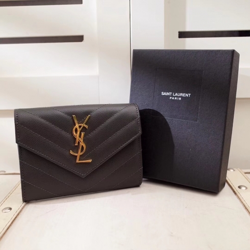 偽物サンローラン 財布 新作 高品質 モノグラム YSL コインケース エンベロープウォレット 414404