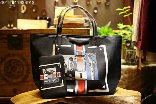 ジバンシー コピー バッグ GIVENCHY 2014秋冬新作 オシャレ プリント 柄 通勤 通学 レディース トートバッグ ブラック G015-60