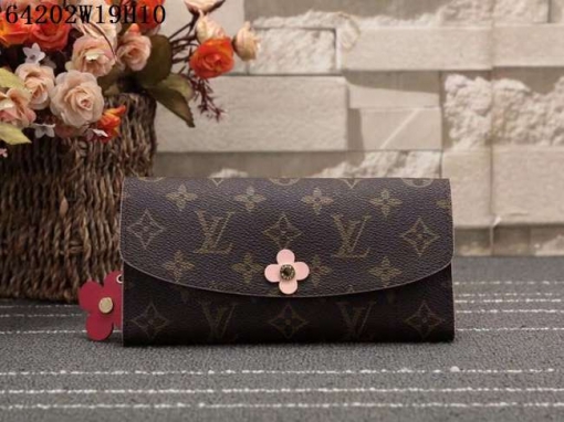 偽物ルイヴィトン 財布 2024新作 LOUIS VUITTON レディース かぶせ式長財布 二つ折長財布 64202-1